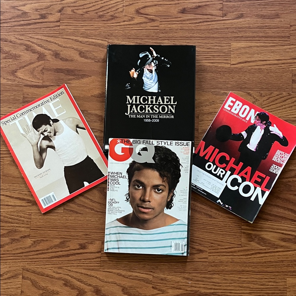 Michael Jackson Magazine Bundle - Black/Red/White Covers